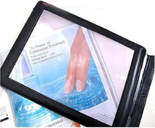 A4 Magnifier Full Page Reading Magnifier 3X Magnifying Power Large Sheet...