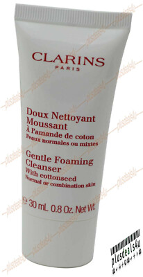 2 pack Clarins Gentle Foaming Cleanser W/ Cottonseed .8oz/30ml New&Unbox