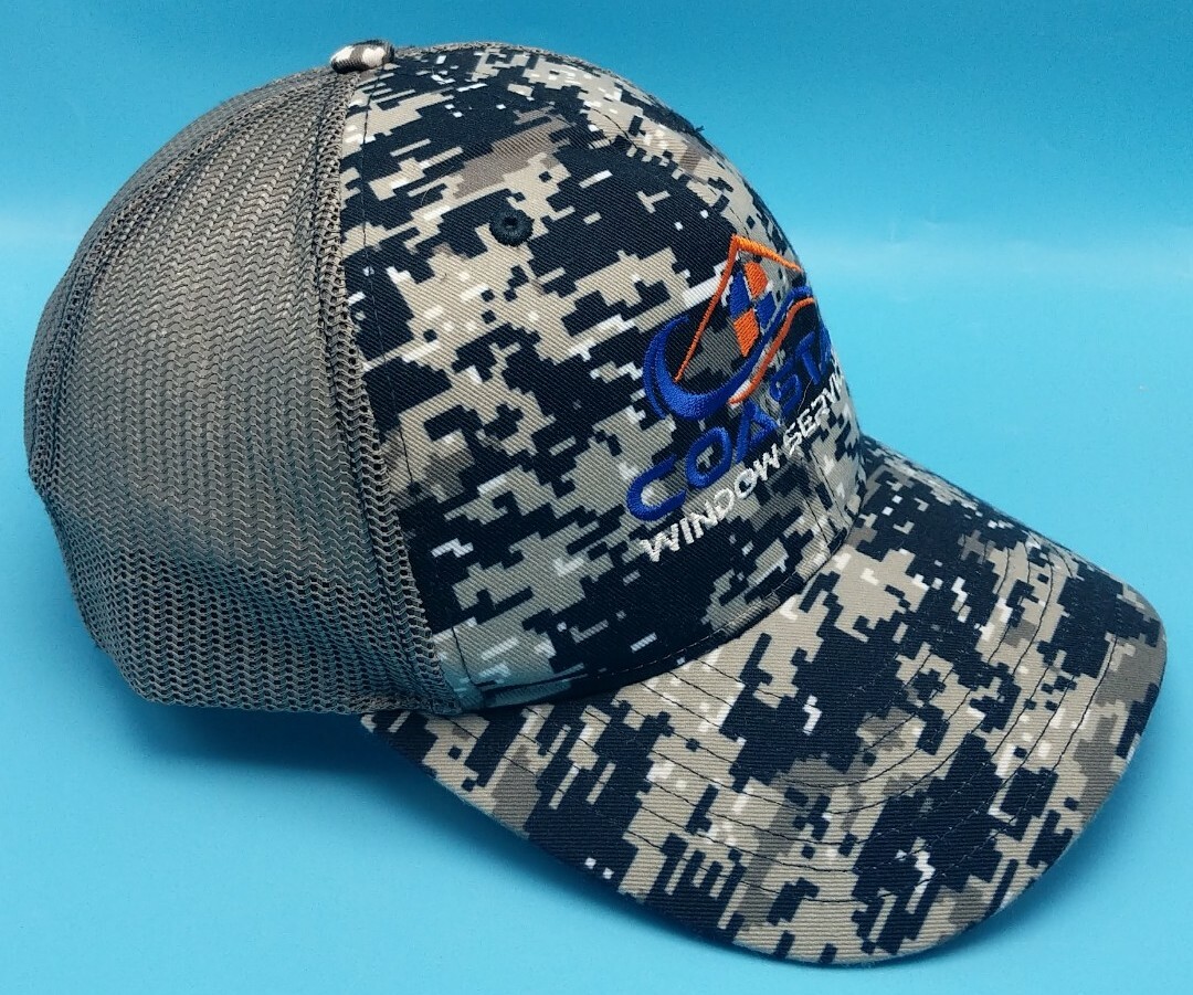 COASTAL WINDOW SERVICES hat pixelated camouflage … - image 3