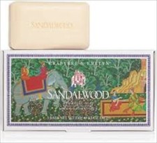 Crabtree Evelyn For Men Sandalwood Aromatic Soap 3X150g NIB