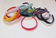 Handmade Classic Preppy Solid Linen Headband 5 Sizes 17 Colors