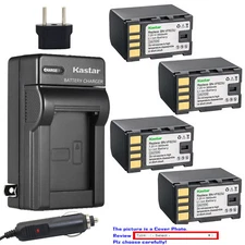 Kastar Battery AC Charger for JVC BN-VF823 BN-VF823U JVC BN-VF923 BN-VF923U