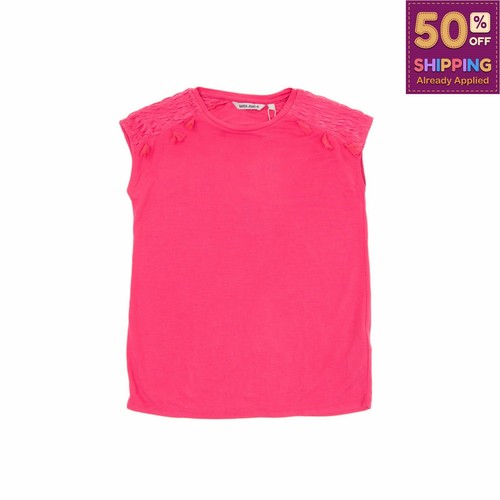 164 - 170CM Tassels Ruffle Short Sleeve 