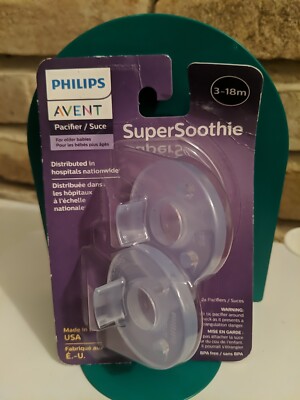 Philips Baby Pacifier Super Soothie Teal, 3-18 months, Pack