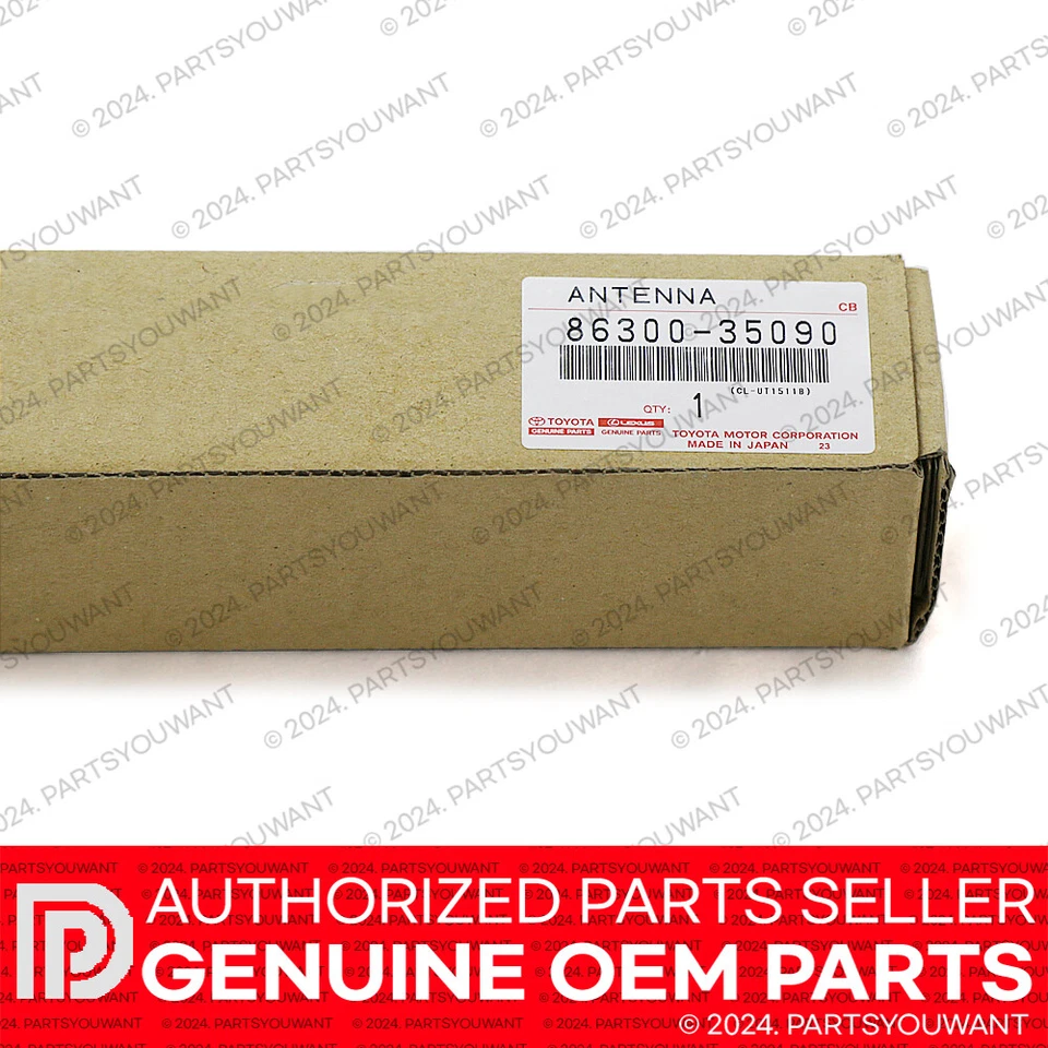 GENUINE Toyota 96-02 4RUNNER OEM Manual Antenna Base Kit w/ Holder 86300-35090 Foto 3 de 4