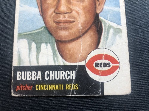 1953 Topps #47 Bubba Church Cincinnati Reds INV-2021-544 - Imagen 3 de 7