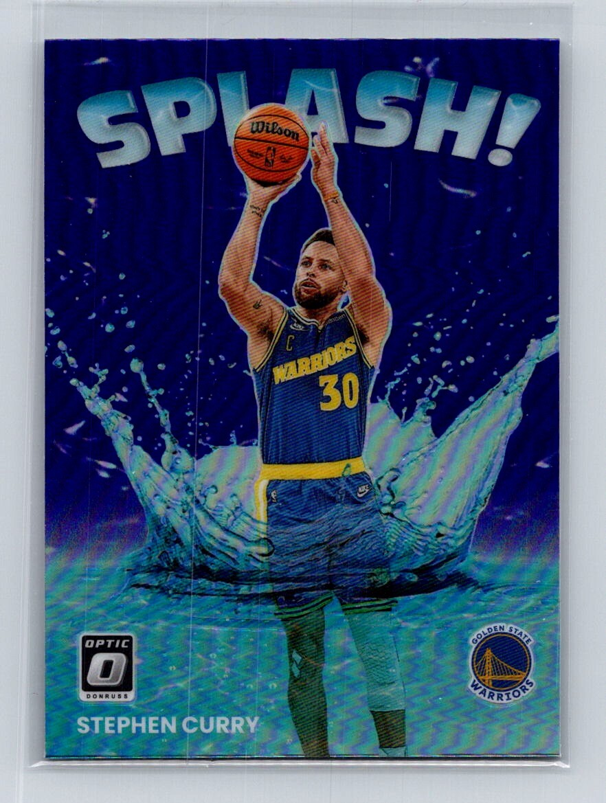 2022-23 Donruss Optic #10 Splash! Purple Stephen Curry Golden State Warriors