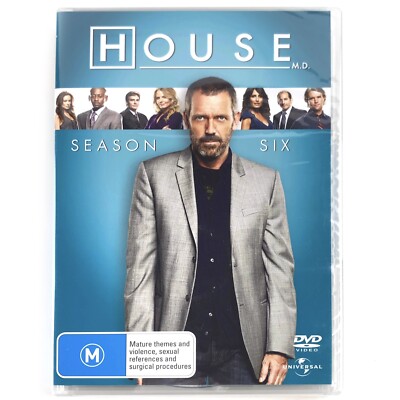 House, M.D. Complete Season 6 DVD Region 2 & 4