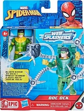 Marvel Spider-Man Aqua Web Warriors 4" Doc Ock Figure with Refillable Water Gear