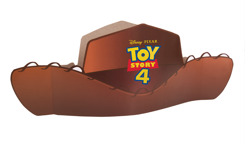 Disney Toy Story Woody Cowboy Party Hat Pack of 4ct Kids Birthday