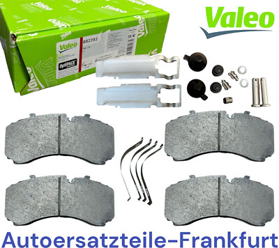 VALEO Bremsbeläge HINTEN Bremsbelagsatz, Scheibenbremse BPW SAF SCHMITZ CARGOBUL