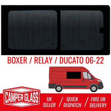Peugeot Boxer Citroen Relay Fiat Ducato Driver Side Sliding Window - 2006 On