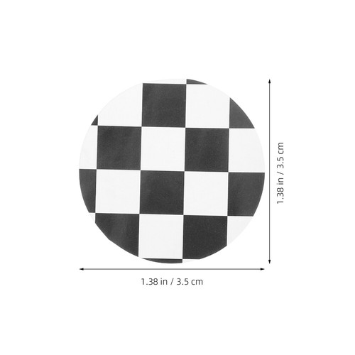 20 Pcs Bonbontüte-Aufkleber-Dekoration Karierte Checkered Flag Partyzubehör - Afbeelding 8 van 12