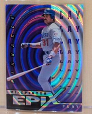 1998 Pinnacle EPIX PLAY PURPLE #E19 Mike Piazza HOF RARE HOLOFOIL INSERT