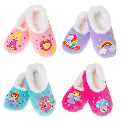 Mädchen Snoozies verschiedene Märchen Kinder Designs S/M/L Mädchen (große Mädchen UK 2-3,