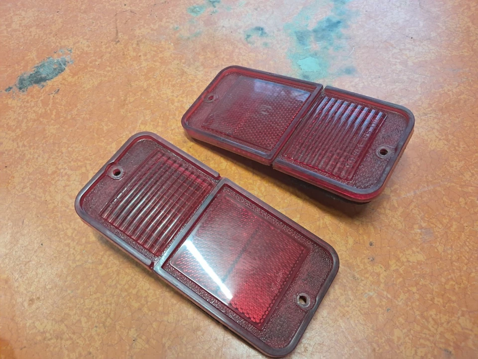 Par de luces marcadoras laterales traseras Chevrolet GMC 1968-1984 G10 G20 G30 camioneta Foto 3 de 4