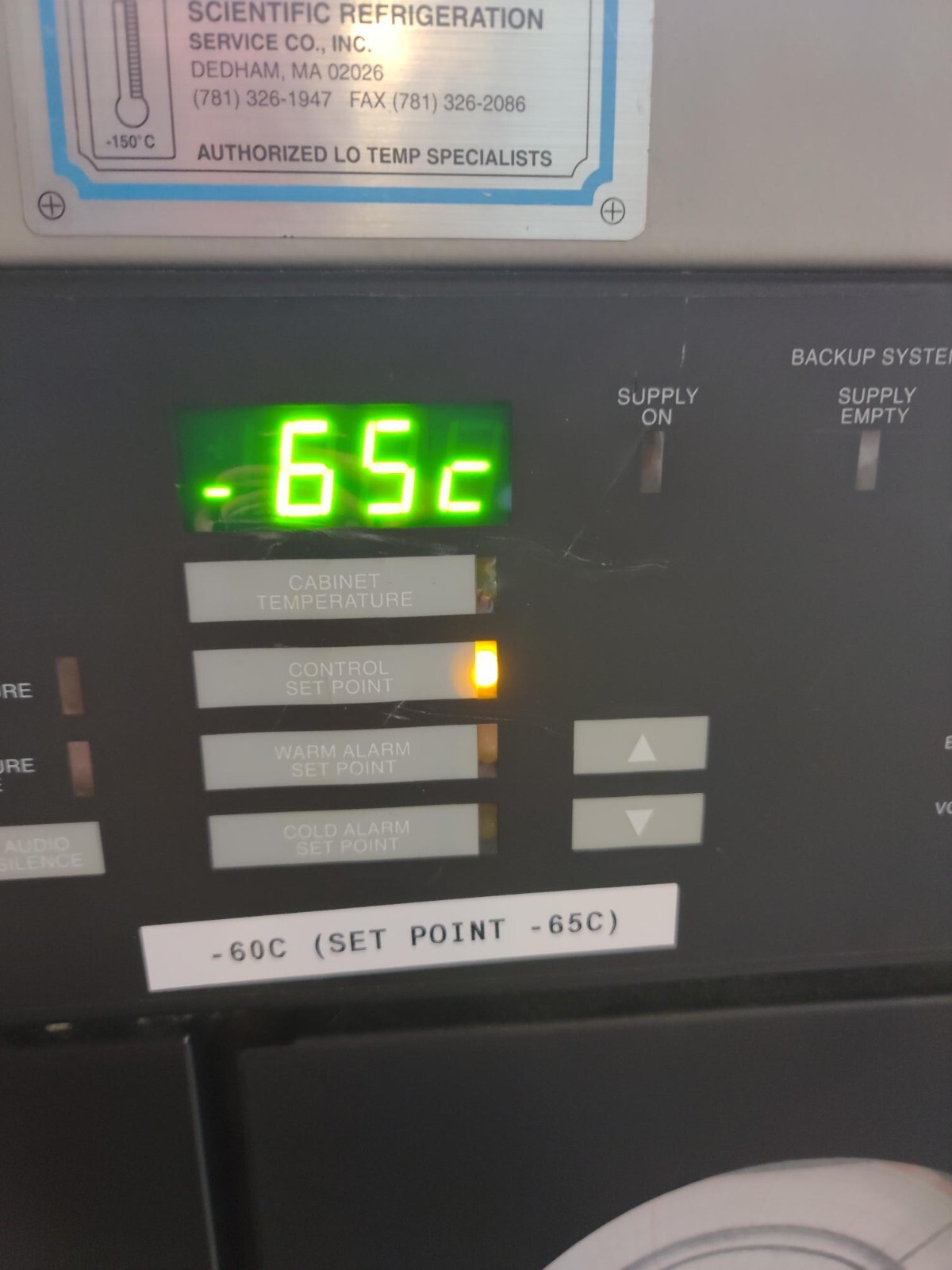 Harris SLT-10LS-75ABA Ultra Low Freezer 115V 1Ph - *Local pick up only*