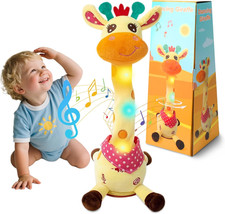 Dancing Talking Giraffe Toy Stuffed Plush, Cute Interactive Talking Giraffe Gift