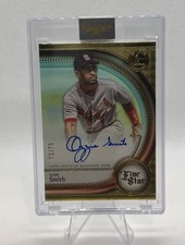 Ozzie Smith 2025 Topps Five Star On Card Autograph Aqua /75 Cardinals #fsa-os