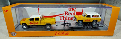 M2 Machines 1972 Chevrolet Cheyenne Super 30 & K5 Blazer Coca Cola 1/64