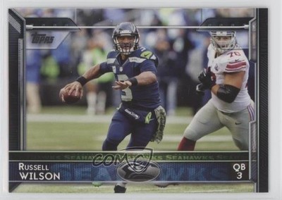 2015 Topps Russell Wilson (Horizontal Blue Jersey) #235 0i8j