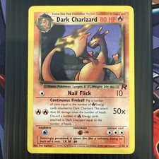 Dark Charizard 21/82 Non Holo Rare Team Rocket Pokemon Card TCG