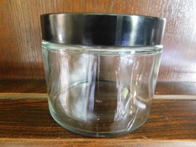 Klarglas Glas mit luftdichtem Deckel Lebensmittelbehälter für Mehl Kaffeebohnen Tee