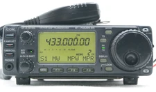 MARS MOD ICOM IC-706 MKIIG HF/VHF/UHF Transceiver 100W + Mic Good Clean Cond.