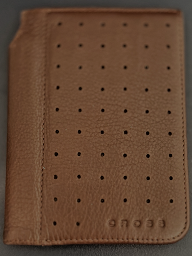 Cuaderno Cross Pequeño Clásico Marrón 4.0" x 5.25" con Bolsillo para Pluma #AC131-9 - Imagen 4 de 5