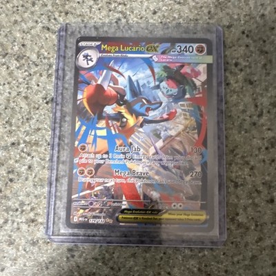 The Pokemon Company Pokemon TCG ME01 Mega Lucario Ex 179/132 SIR Holo EX