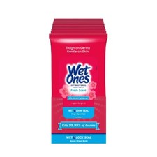 Wet Ones Antibacterial Hand Wipes - Fresh Scent - 20ct/10pk