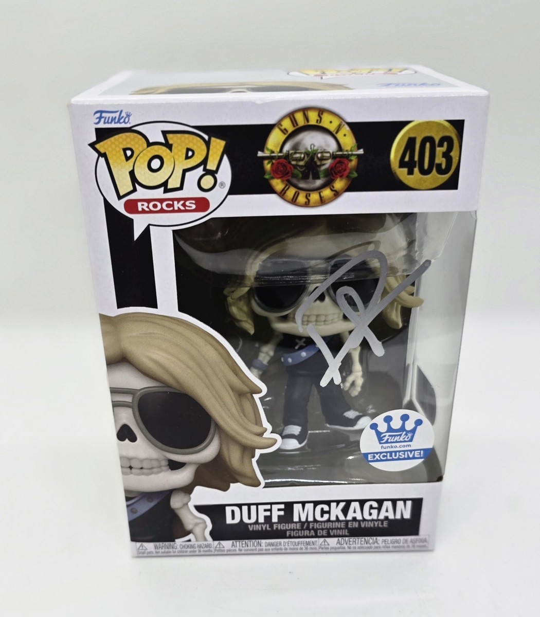 Duff McKagan Signed Guns N' Roses Funko Pop #403 SWAU | eBay
