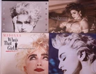 MADONNA 4 LP lot, Like A Virgin(in shrink), S/T, True Blue,Who's That Girl