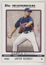 2009 Topps Ticket To Stardom Perforated Javier Vazquez #119 jm6
