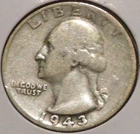 Silver Quarter - Washington - 1943-S [122]