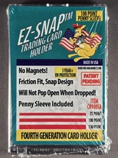 15X Pro Mold 100 Pt. 4th Gen EZ-SNAP w/ Sleeve Card Holders No Magnets - USA