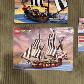 Lot Of 8 Lego PIRATES Manuals 🔥Skull's Eye Schooner 6286 Instruction 6268, 6234