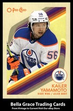 2023-24 O-Pee-Chee Kailer Yamamoto #430 Edmonton Oilers Retro NHL Hockey 