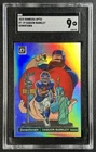SAQUON BARKLEY SGC 9 2020 PANINI DONRUSS OPTIC #DT-19 DOWNTOWN PRIZM SSP 6747