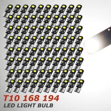 AUXITO T10 LED License Plate Light Bulb 6000K Super Bright White 168 2825 194 US