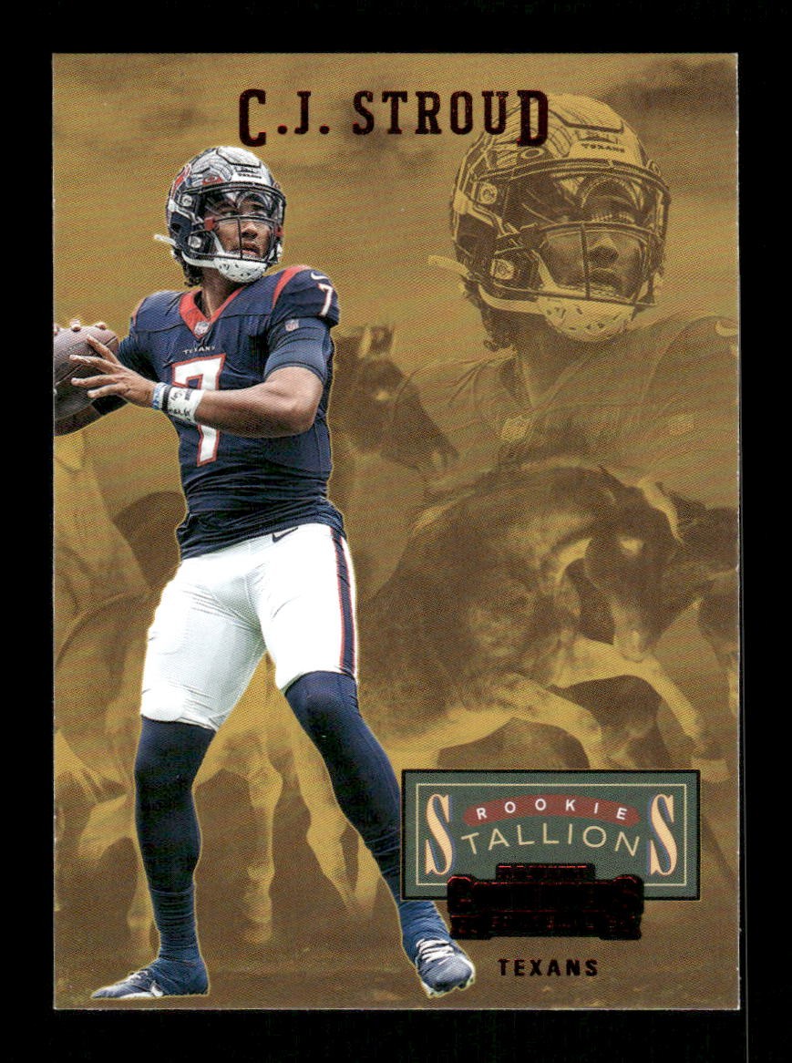 2023 Panini Contenders #6 C.J. Stroud Rookie Stallions Red