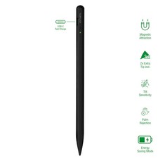 4smarts Aktiver Eingabestift Pencil Pro 3 USB-C schwarz kompatibel mit iPad