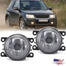 Front Fog Light Lamps W Bulbs For Suzuki Grand Vitara 2006-2012 Sx4 2008-2012