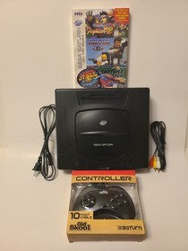 Sega Saturn Console NTSC Bundle System 3 NEW Games and NEW SAVE BATTERY