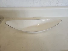Vintage Lenox Boat Shaped Platinum Trim 15" Serving Bowl. MT8