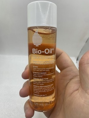 Bio-Oil Skincare Body Oil Serum for Scars Stretch Marks, Face, Body 125ml No Box