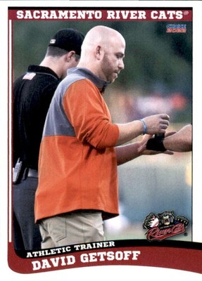 2022 Sacramento River Cats Choice #36 David Getsoff Trainer - NM Baseball Card