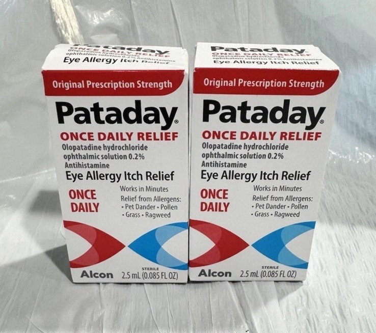 TWIN PACK Alcon Pataday Once Daily Relief Eye Allergy Itch R