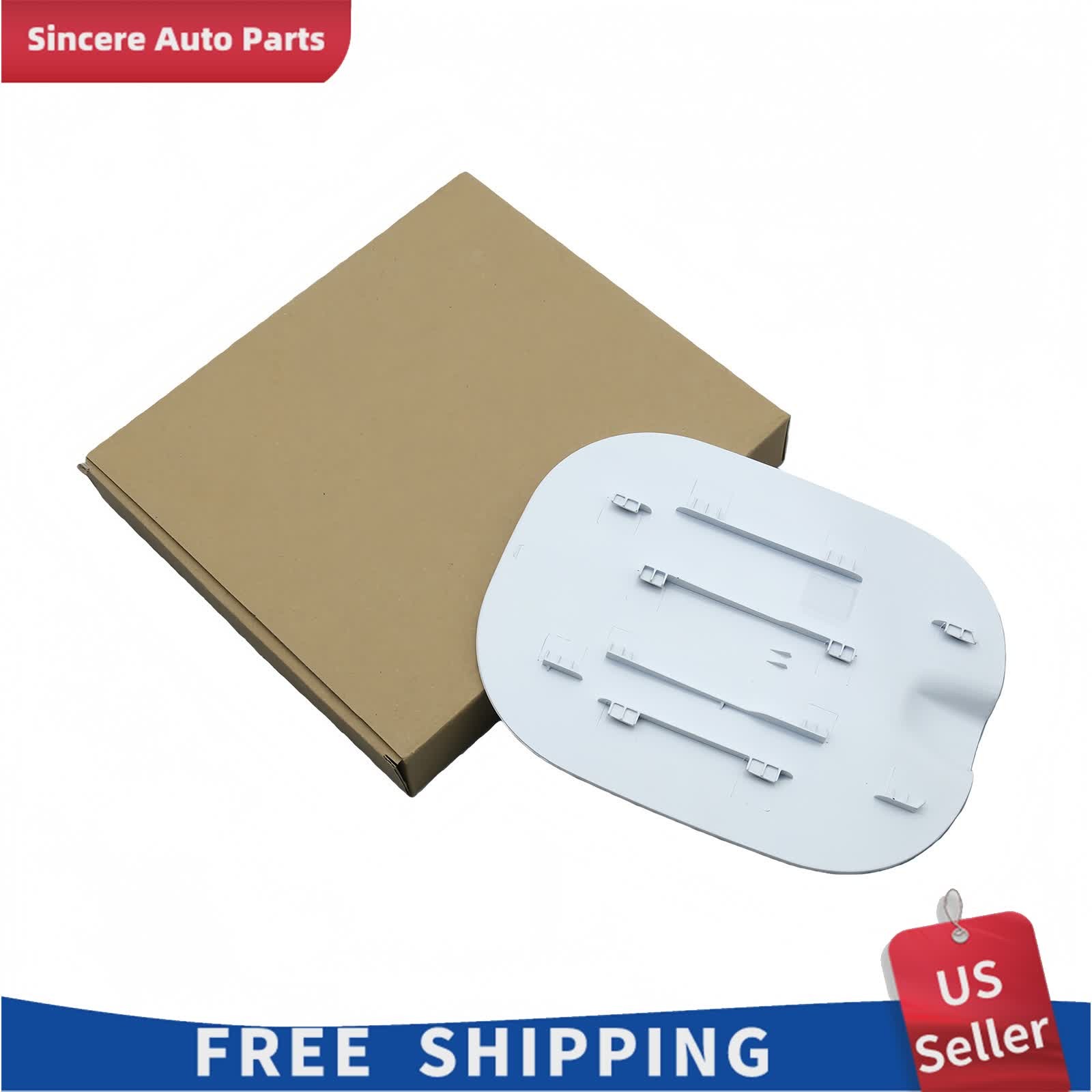 Fuel Tank Filler Pipe Housing with white Cap Door For 19-25 Chevy Silverado 1500 thumbnail 12