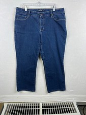 Faded Glory Women's Jeans Size 18W Dark Blue Comfortable Fit Stretch Waist